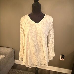 Alfani Cream Floral Women's Tunic

#30